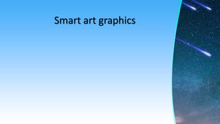 Smart art graphics