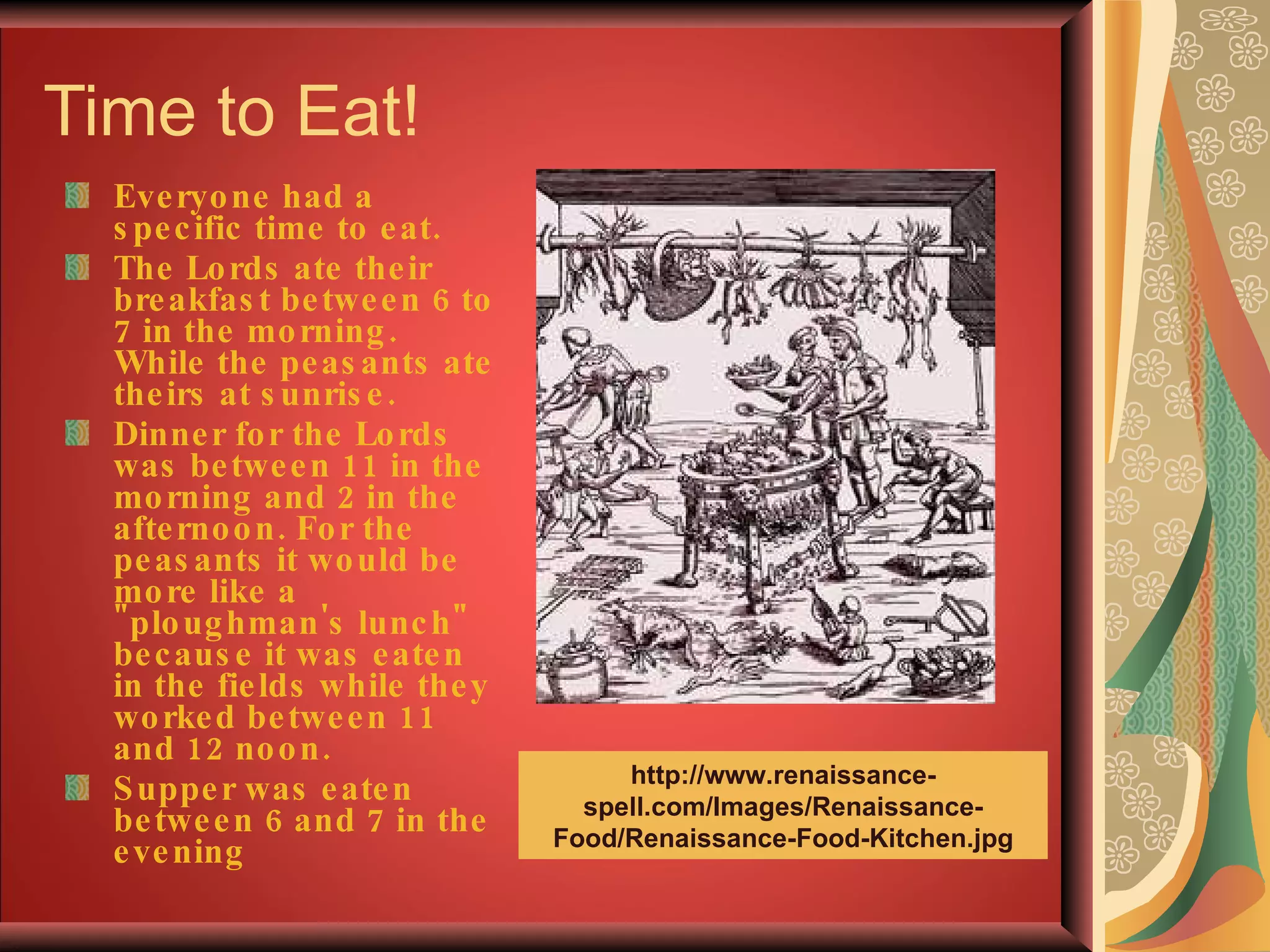 Breakfast Evolution Renaissance Paolap3PowerpointFood and drink of the renaissance | PPT