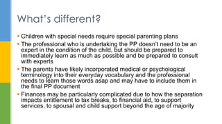 Powerpoint parenting plans for children with special needs | PPTX