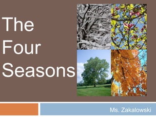 The Four  Seasons Ms. Zakalowski 