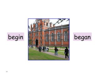 begin began 8-11  IRREGULAR VERBS (GROUP 4) 