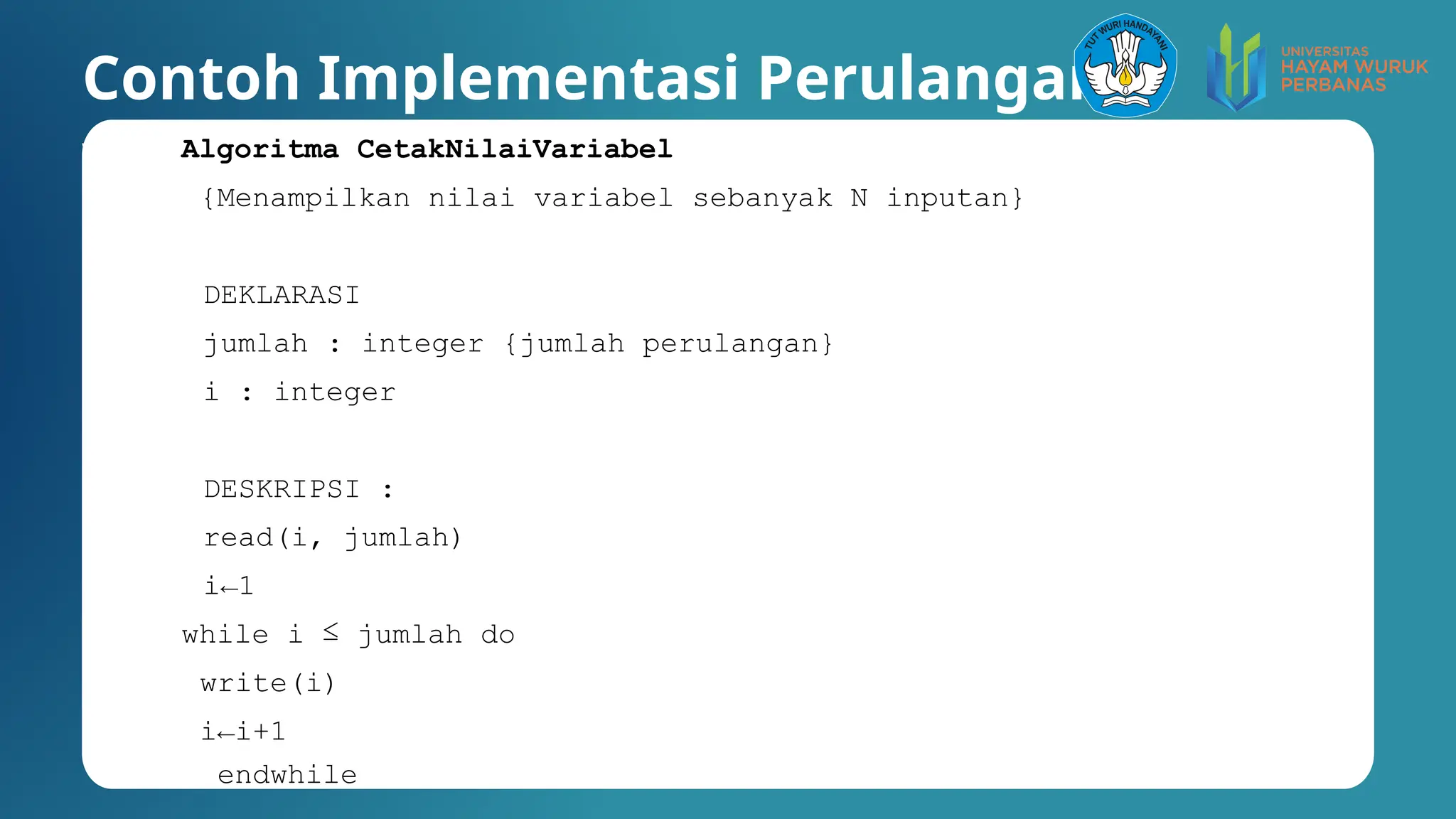 Power Point PB 5 - Struktur Algoritma Perulangan.pptx