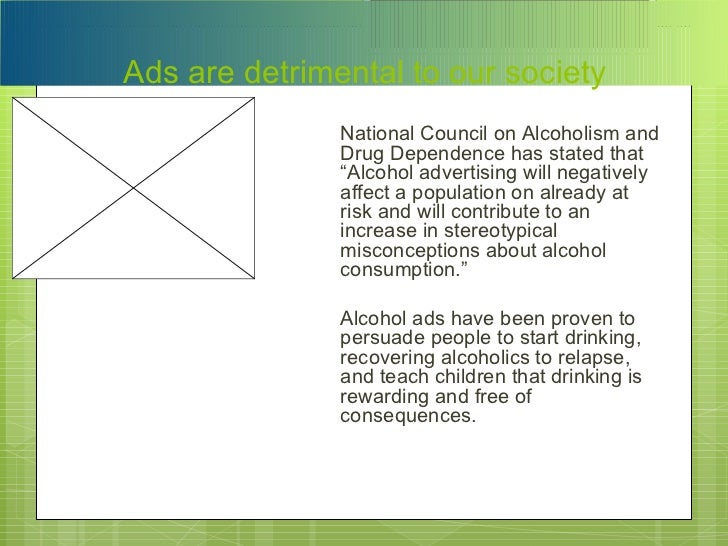 Persuasive speech on alcohol advertising