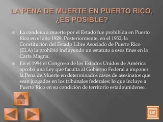 Analizando este asunto muy emocional, tenemos
3 elementos muy claros:
 1) Condición Colonial de Puerto Rico.
 2) La alta...