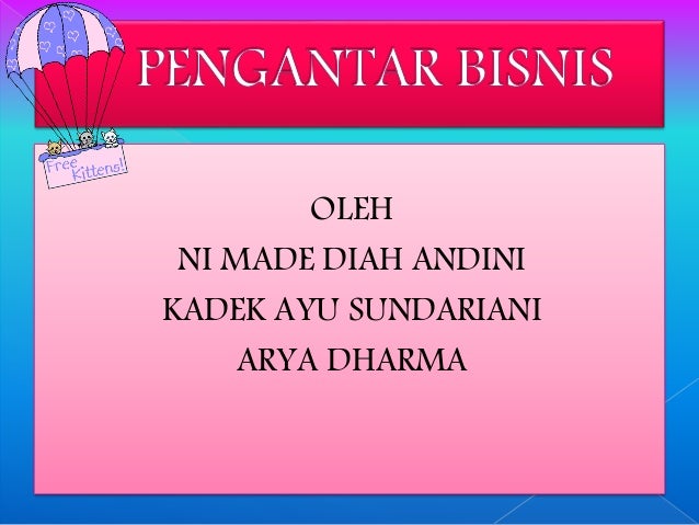 Power Point Pengantar Bisnis