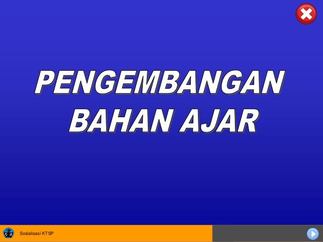 Power Point Pengembangan Bahan Ajar Oleh Depdikbud