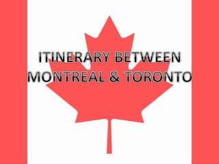 Powerpoint per orientamento Montreal Toronto