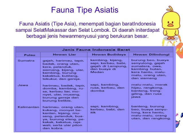 Powerpoint persebaran flora fauna di indonesia