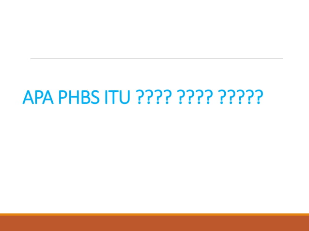 Power Point Phbs Ppt