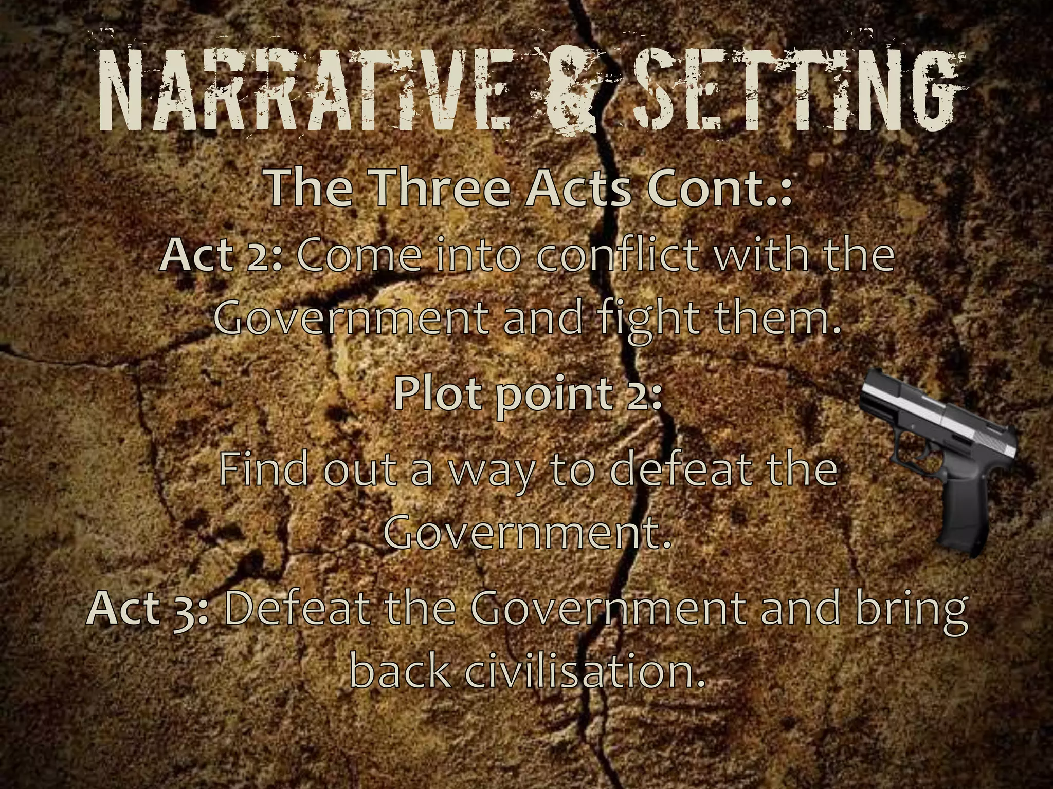 NARRATIVE & setting

 