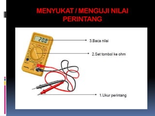 MENYUKAT / MENGUJI NILAI
     PERINTANG
 