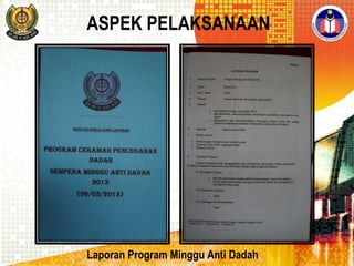 ASPEK PELAKSANAAN

Laporan Program Minggu Anti Dadah

 