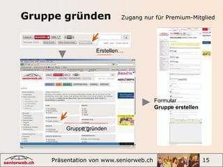 Magazinseniorweb.chDie Inhalte von seniorweb.ch beziehen sich in vielfältiger Weise auf alle Lebenslagen und Themen der Generation 50+.Von Arbeitswelt über Freizeit, Gesundheit, Konsum, Partnerschaft, Pensionierung bis Vorsorge.Lesen und kommentieren Sie täglich aktuelle Artikel und Kolumnen unserer Senioren-Redaktion und die Blogs von Seniorweb-Mitgliedern.