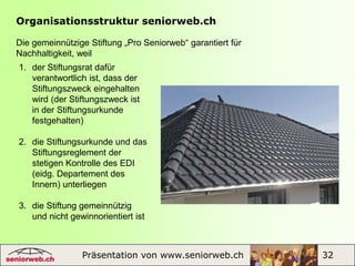 Seniorweb-Botschafterin oder -Botschafter werdenIhr Gewinn: Sinnvolle, befriedigende     Aufgabe Neue soziale Kontakte