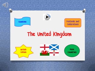 The United Kingdom
Countries Festivals and
Celebrations
British
Culture
More
Countries
 