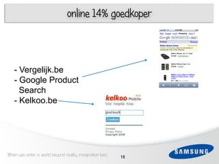 online 14% goedkoper



     1
 3
   - Vergelijk.be
 4 -1Google Product
     Search
 5 - Kelkoo.be

 6




When you enter a world beyond reality, imagination lives   18
 