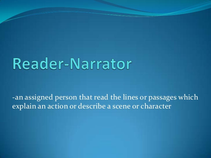 Readers Theater and Chamber Theater