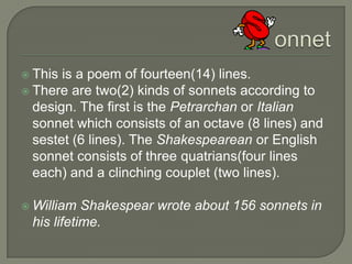 Powerpoint presentationLyric Poetry | PPTX