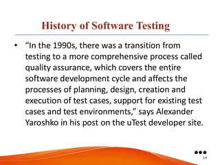 software testing easy to learning best platform | PDF