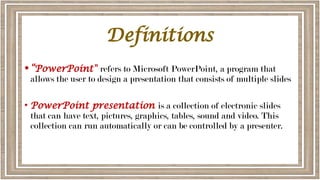 Power Point Presentations. created by Preeti Kulshrestha | PPTX