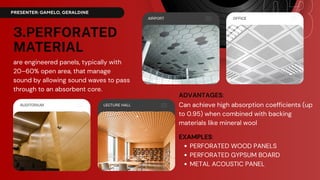 Comprehensive Study on Sound Absorption, Reflection, and Transmission ...