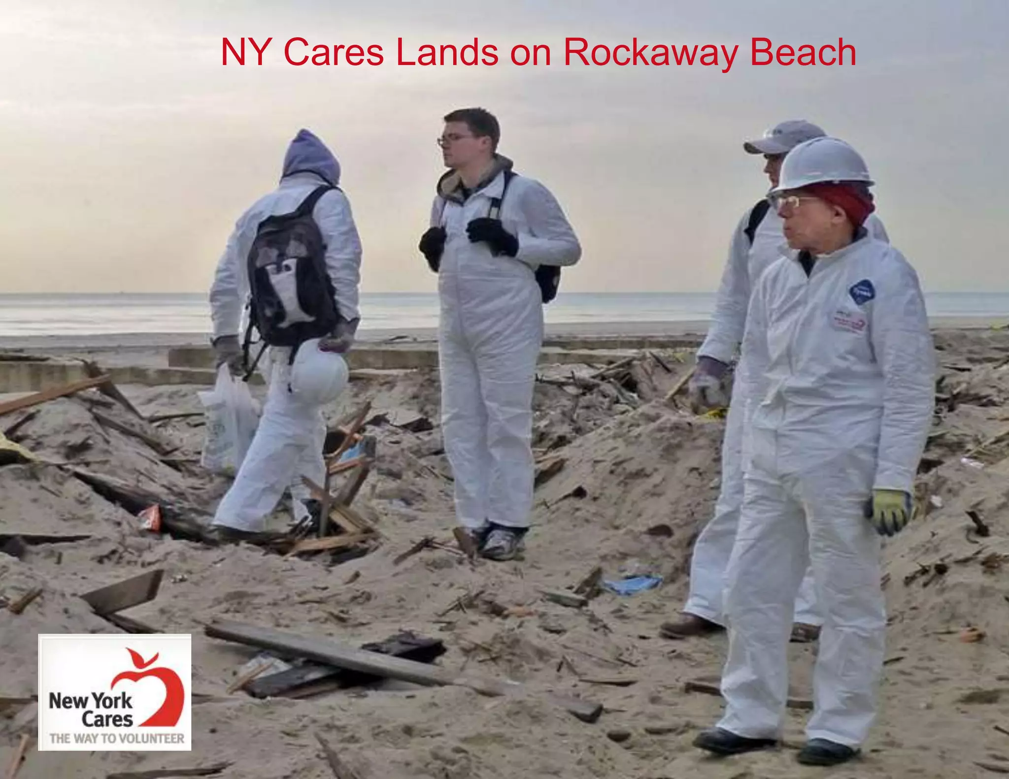 NY Cares Lands on Rockaway Beach
