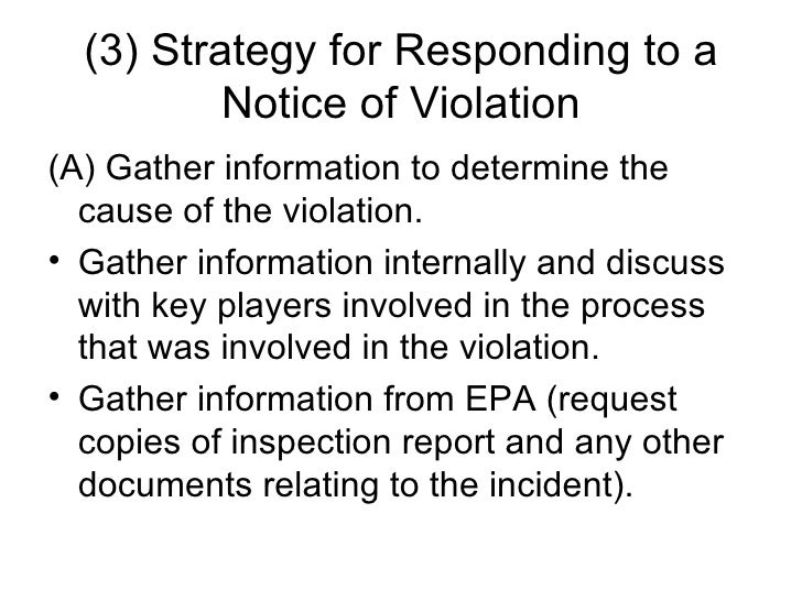 What Should Manufacturers Do When Receiving a Notice of Violation fro…