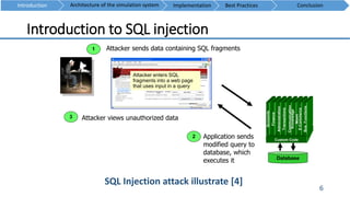 Web Security: SQL Injection | PPTX