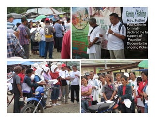 Rev. Father
Paul Cabante
formnally
declared the fu
support of
   pp
 Pagadian
Diocese to the
ongoing Picket
 