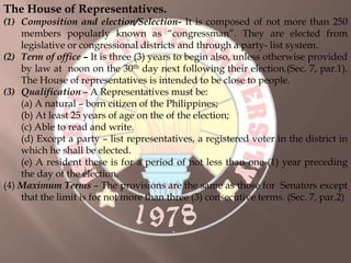 Roles and responsibilities of the philippine senate ppt