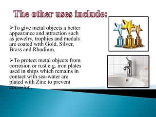 Power point presentation based on electroplating PPT