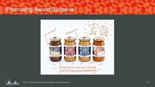 © 2017. Marvellous Marketing Confidential. All rights reserved. 23
Promoting Award Success
 