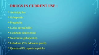 gabapentin pregabalin amitriptyline