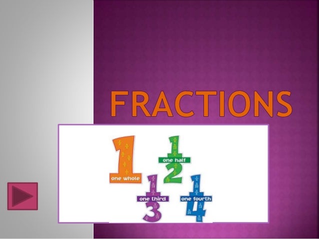 powerpoint presentation on fractions for class 6