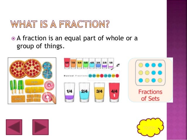 Powerpoint presentation fractions