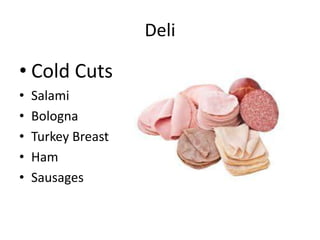 Power point presentation (grocery store) | PPTX
