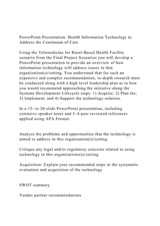 PowerPoint Presentation Health Information Technology to Addres.docx