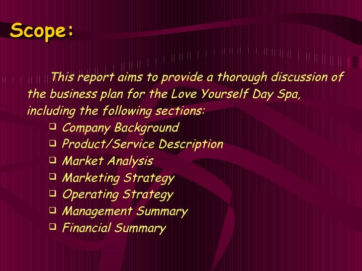 business plan for love