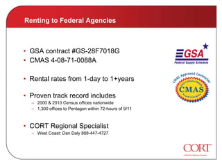 Gsa Rental CORT Commercial Catalog 2011 | PPT