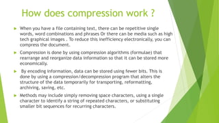 data compression. | PPTX