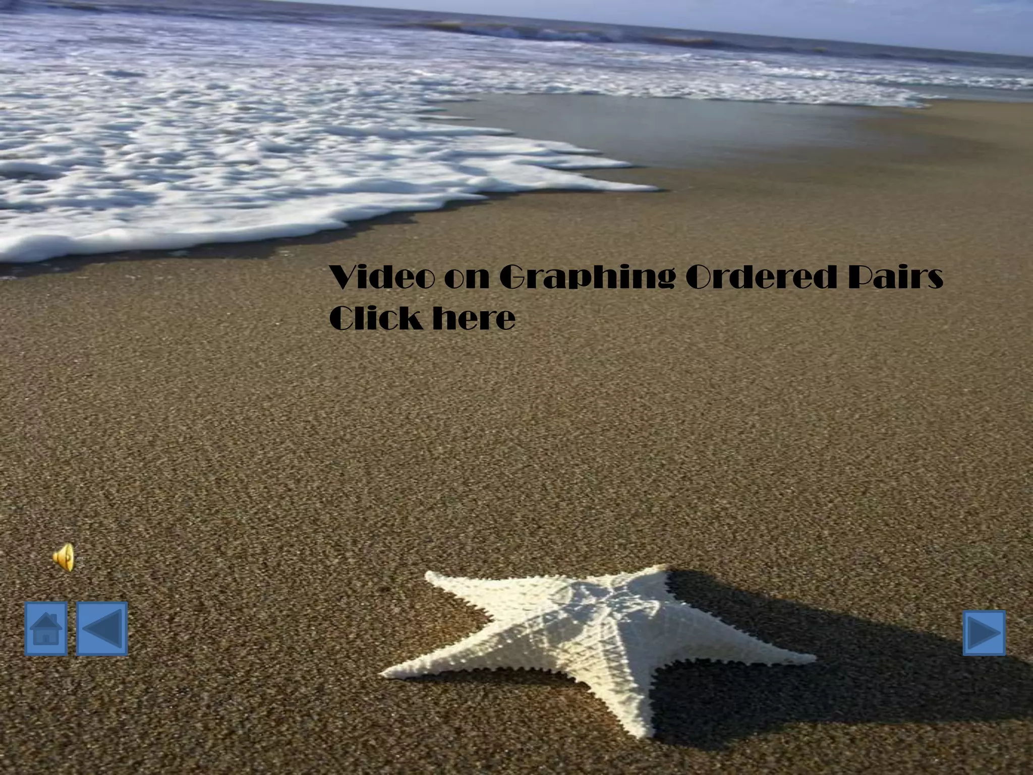 Video on Graphing Ordered Pairs
Click here
 