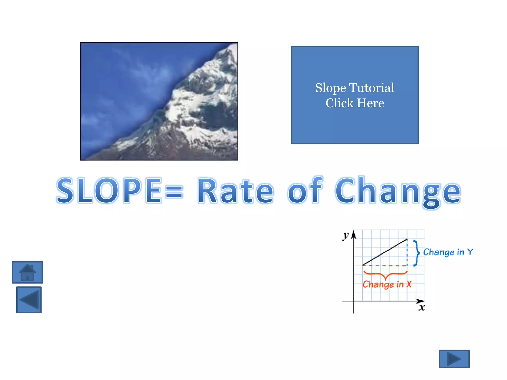 Slope Tutorial
  Click Here
 