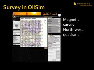  Magnetic
survey:
North-west
quadrant
 