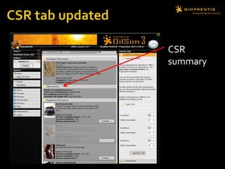 CSR
summary
 