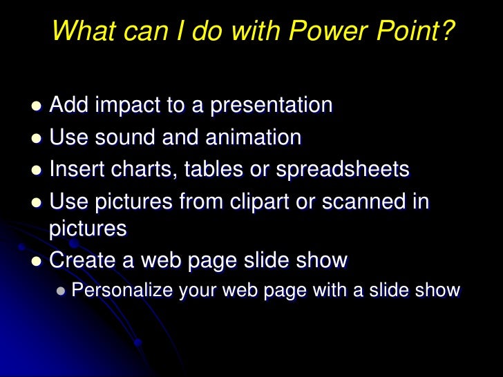 How to create a PowerPoint Presentation