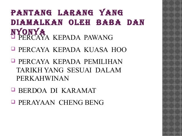 Presentation Sejarah Pantang Larang dalam Kalangan Etnik Presentation Sejarah Pantang Larang dalam Kalangan Etnik