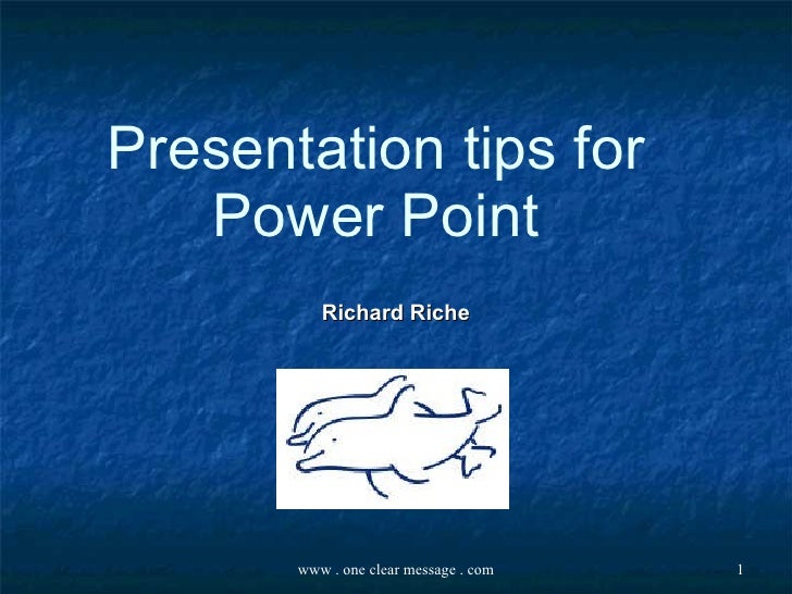 Help with powerpoint presentation