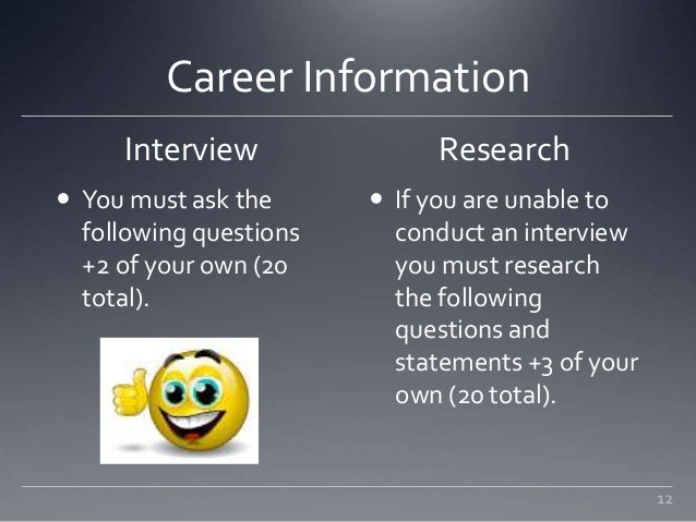career project powerpoint