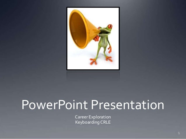 career project powerpoint