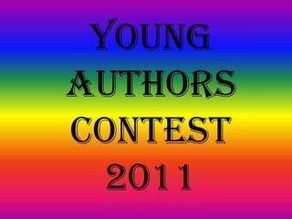 Young Authors Contest 2011 